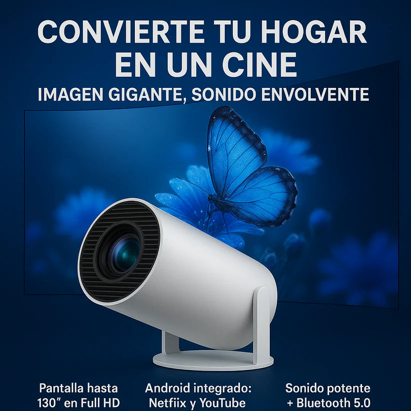 CinePro™ – Convierte Tu Hogar en un Cine con Imagen Full HD y Sonido 360º