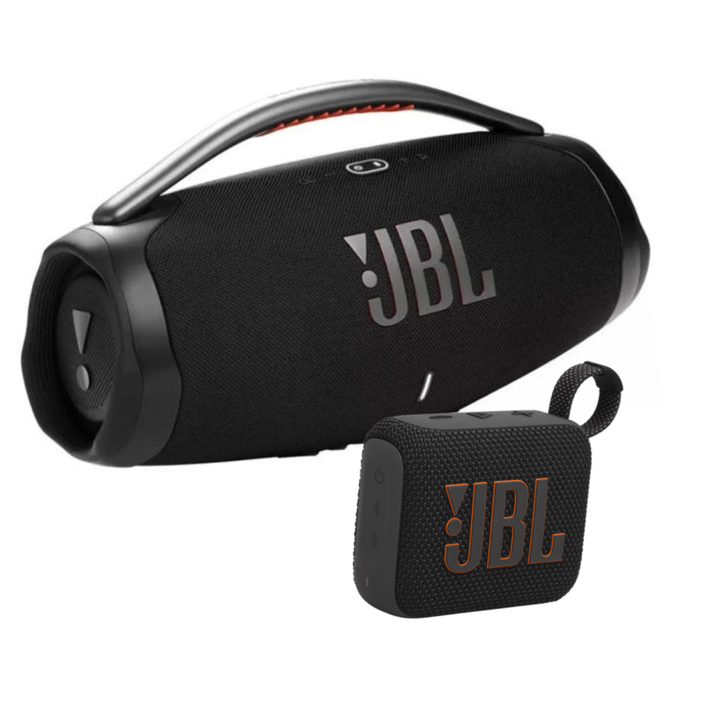 Pack JBL Boombox 3 + GO | Doble Potencia