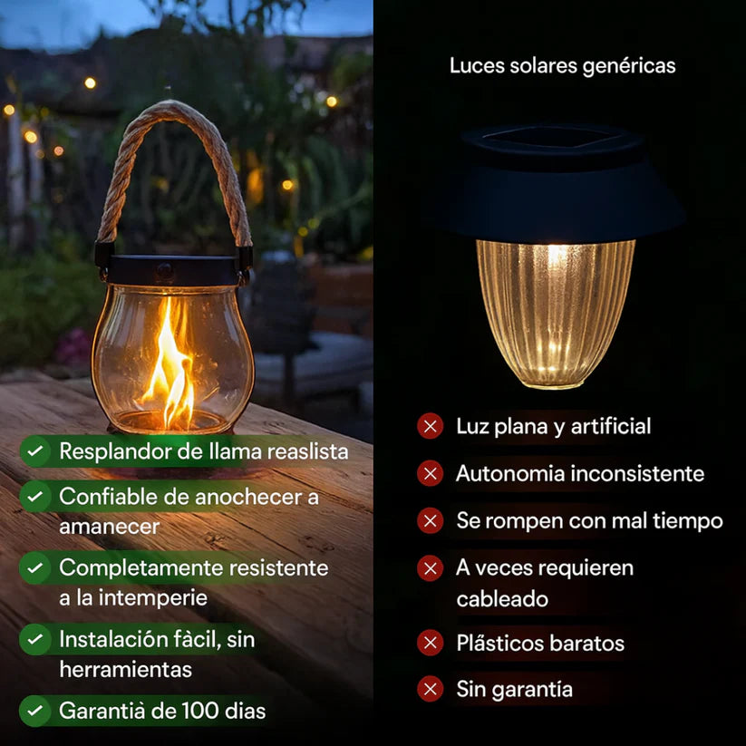 Pack 4x2 Luces Solares – Diseño y Comodidad sin Cables