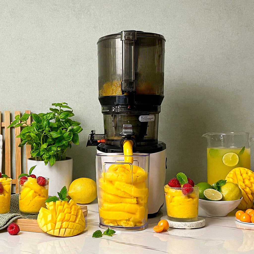 Exprimidor Juicer Plus | 84% más de jugo sin pelar, sin desperdicios y sin esfuerzo