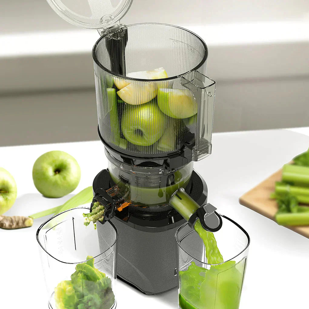 Exprimidor Juicer Plus | 84% más de jugo sin pelar, sin desperdicios y sin esfuerzo